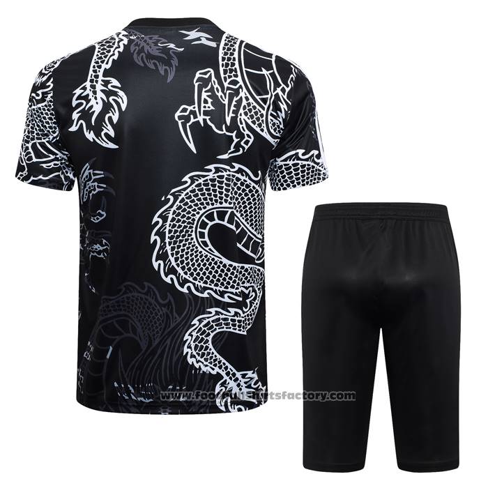 Tracksuit Real Madrid Dragon Short Sleeve 2024-2025 Black - Shorts
